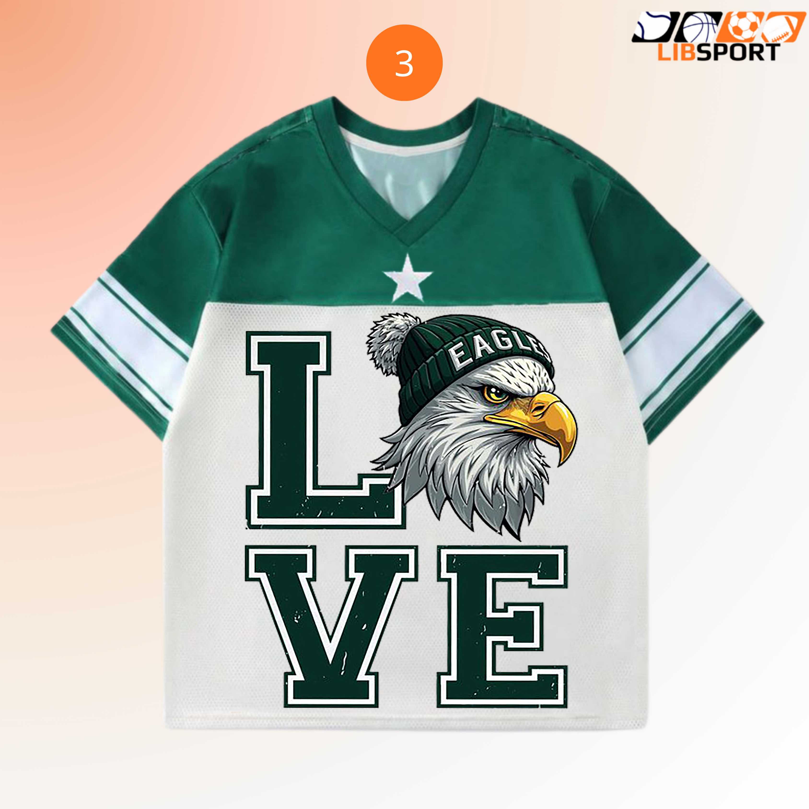 Philadelphia Eagles Love Jersey, Unisex Game Day Merch Gift